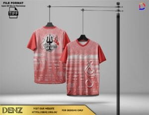ganesh tshirt design mockup