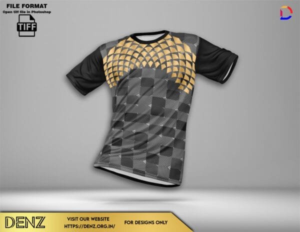 Soccer jersey design mockup