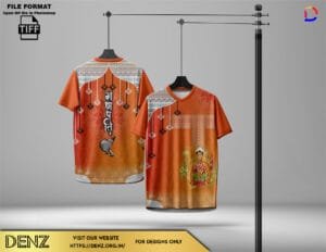 festival ganesha tshirt design mockup