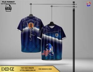 festival tshirt design mockup