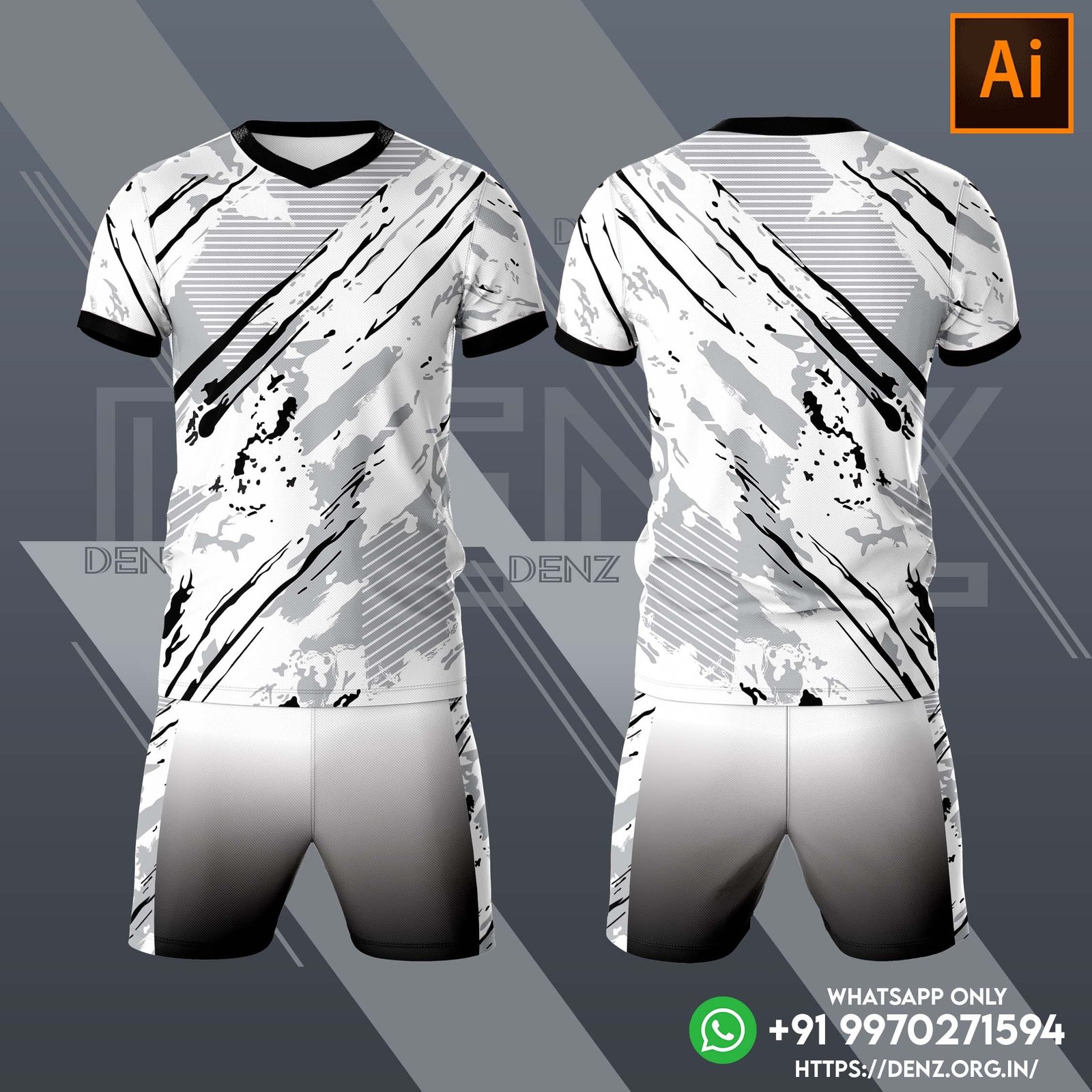 sports jersey design mockup