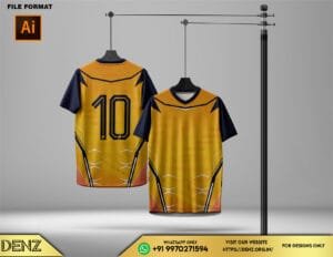 sports jersey design mockup