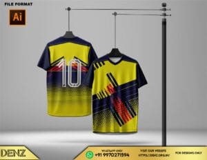 sports jersey design mockup