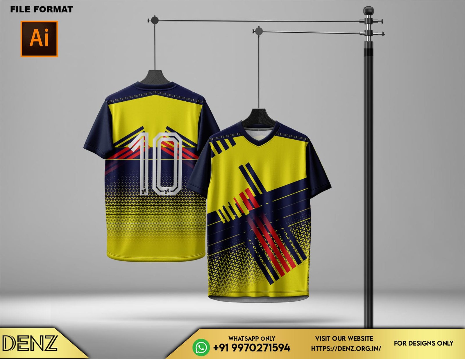 sports jersey design mockup