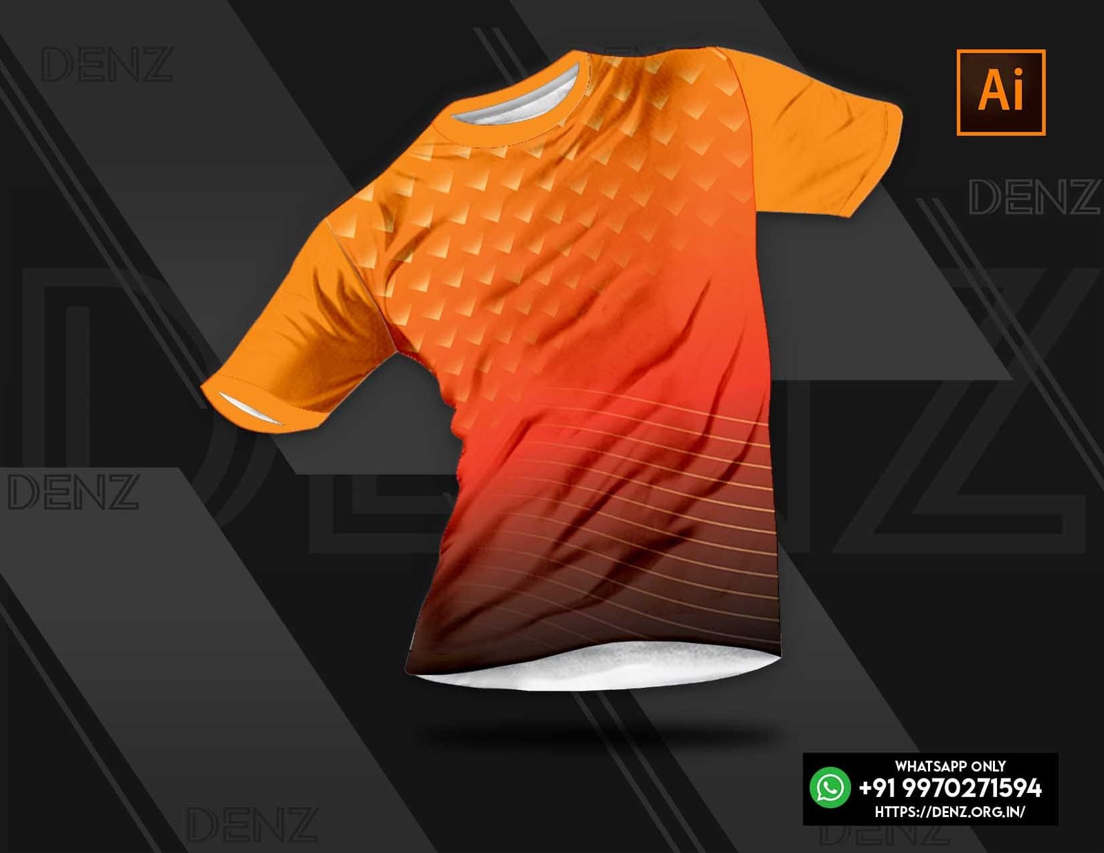 sports jersey design mockup
