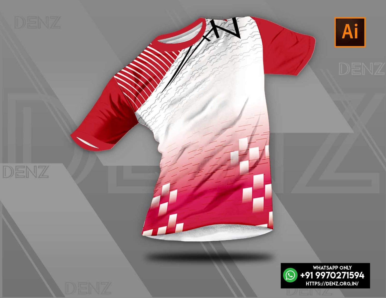 sports jersey design mockup