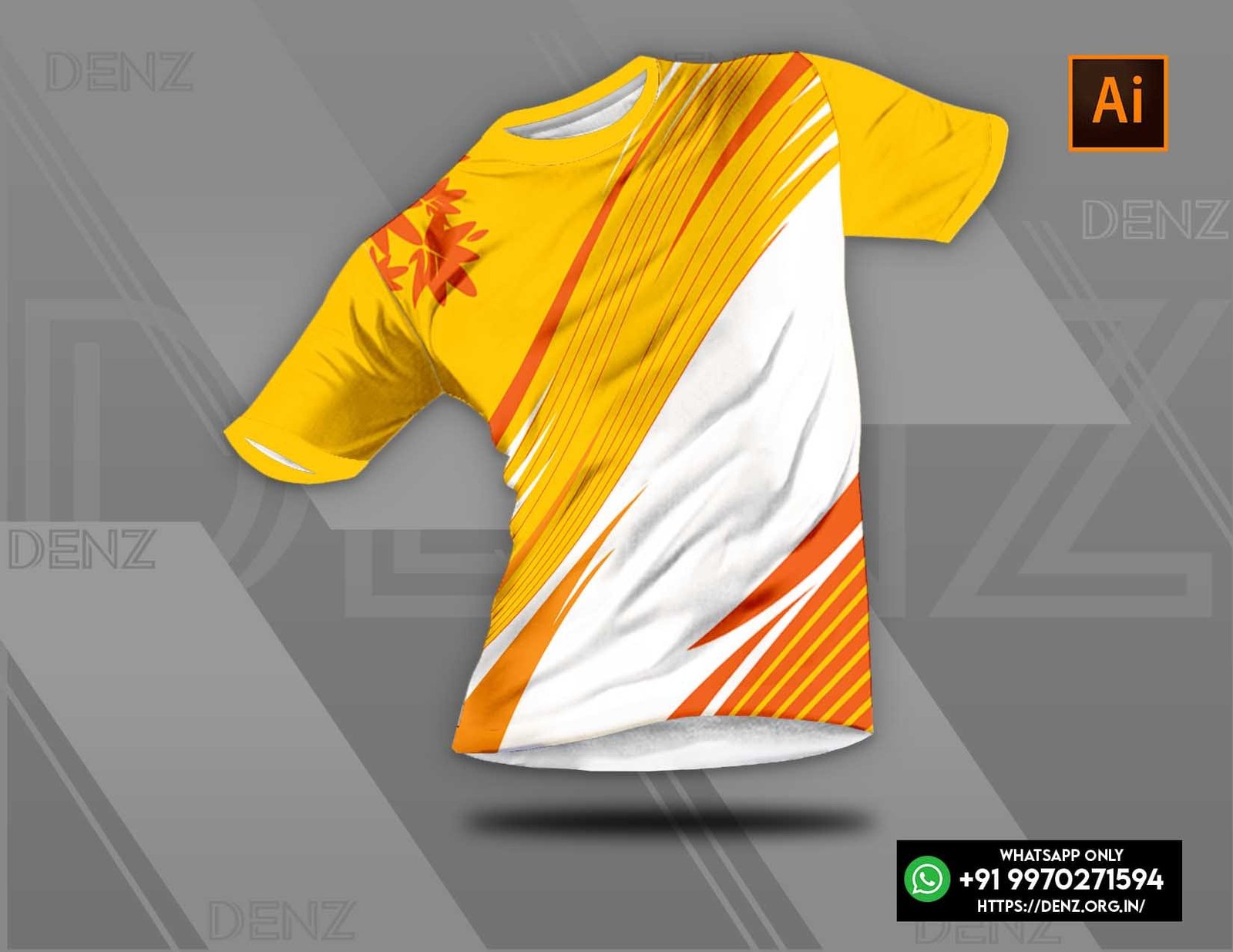 sports jersey design mockup