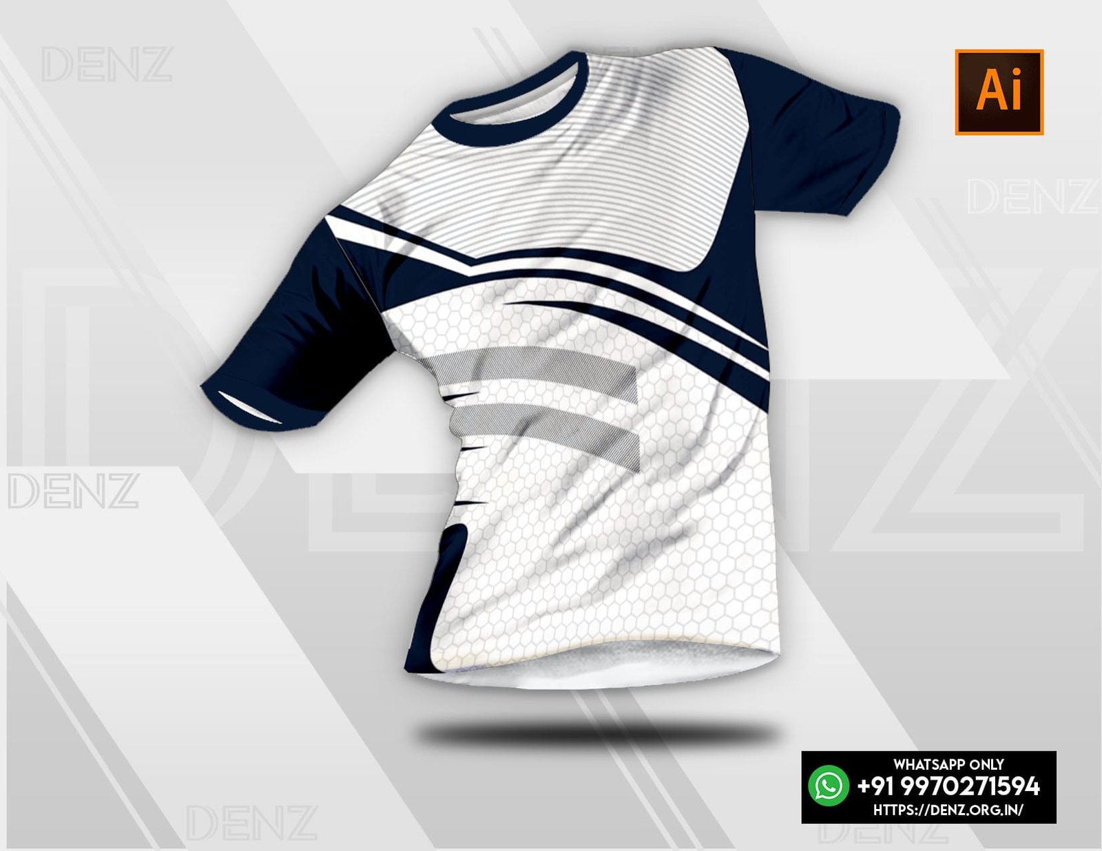 sports jersey design mockup