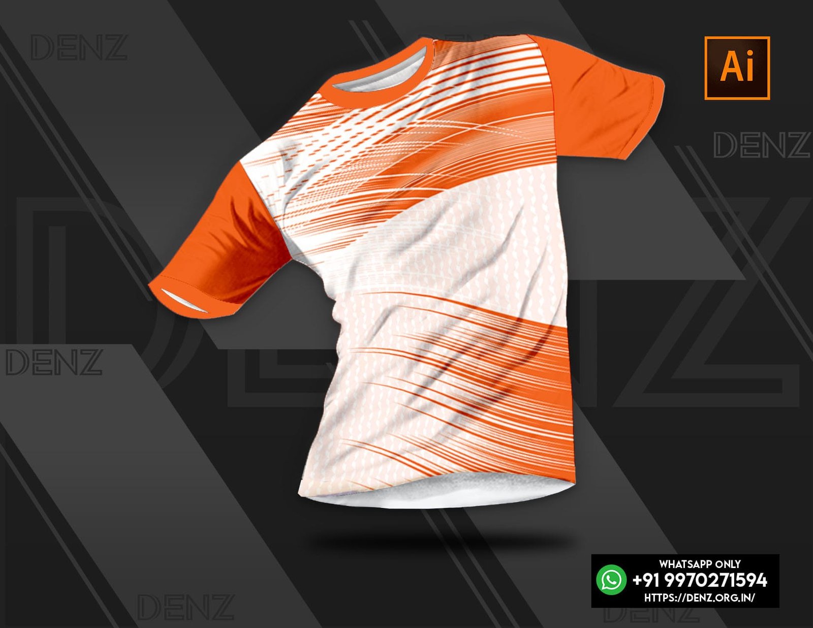 sports jersey design mockup