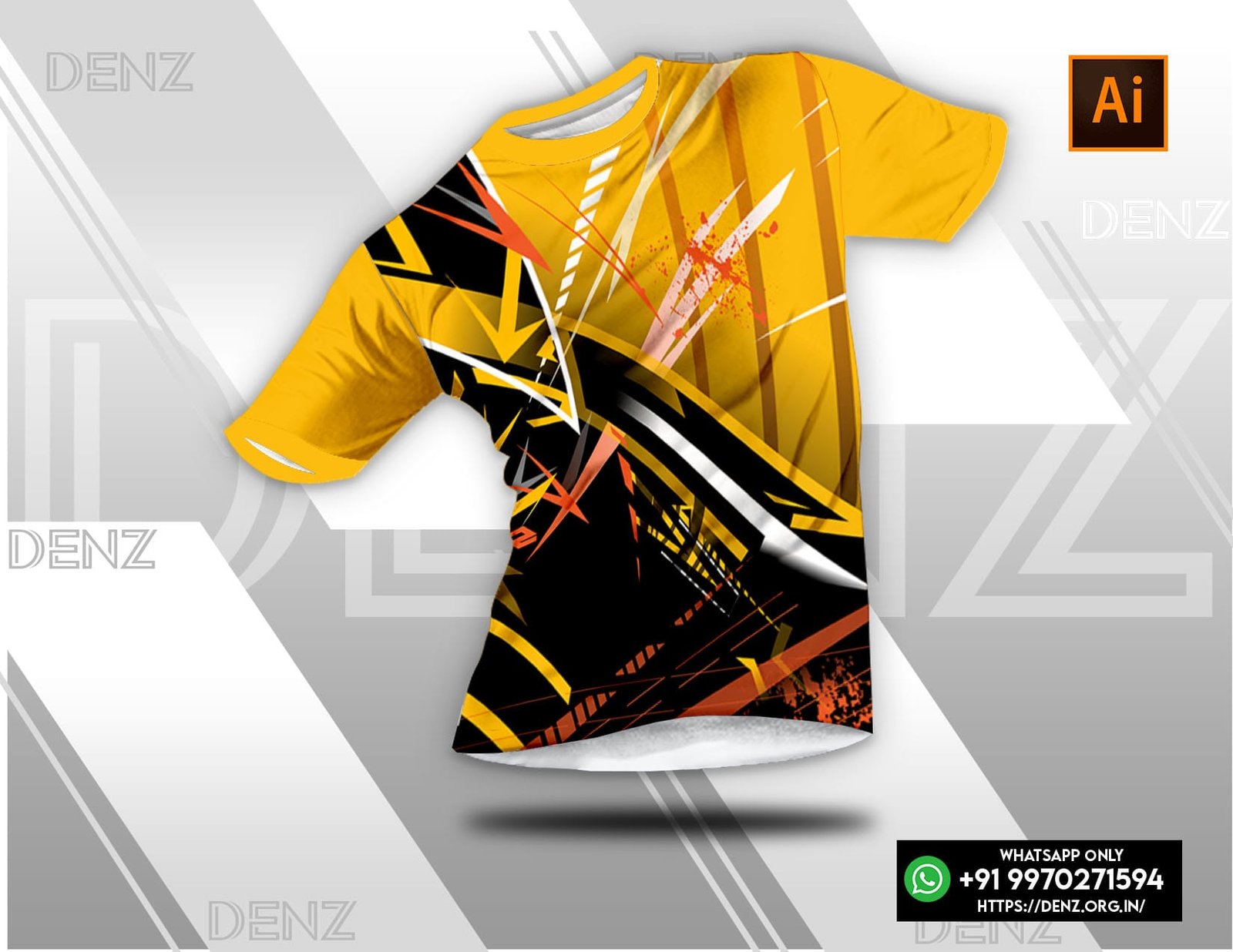 sports jersey design mockup