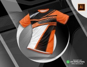 sports jersey design mockup