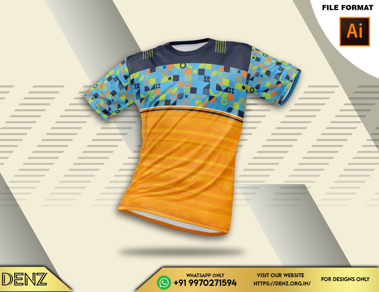 sports jersey design mockup