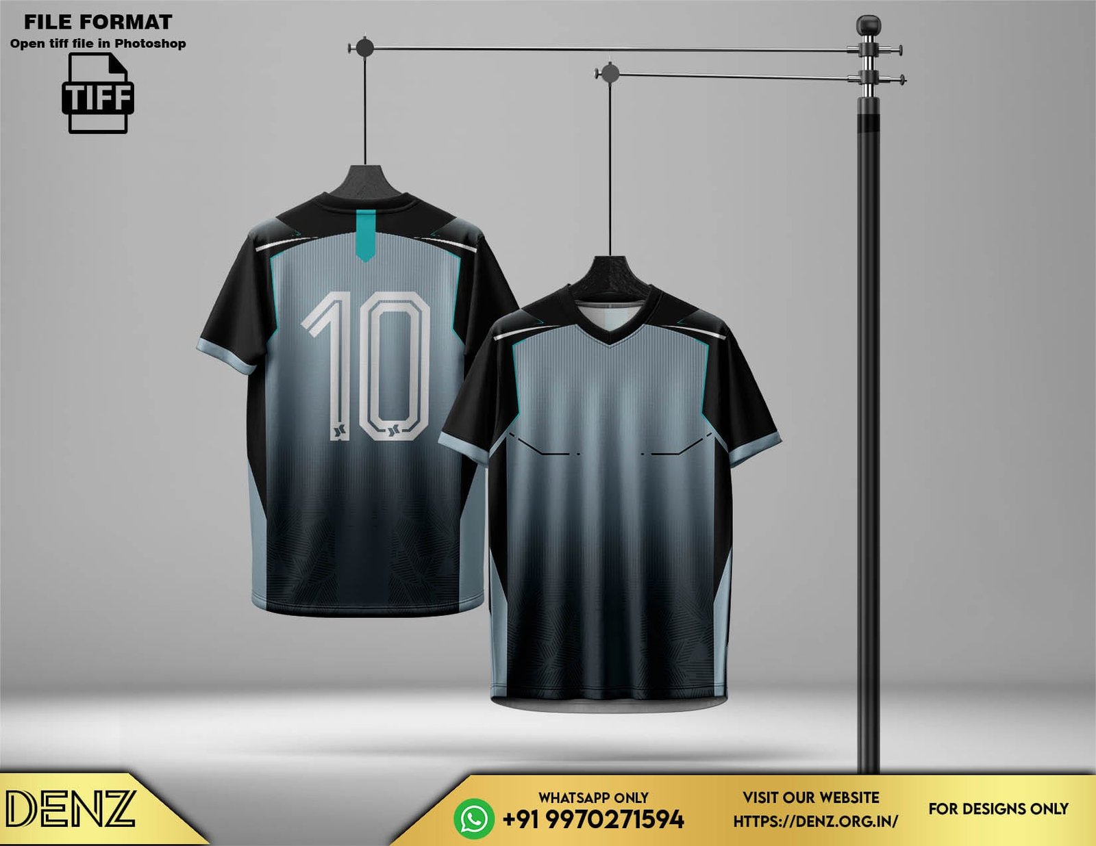 sports jersey design mockup