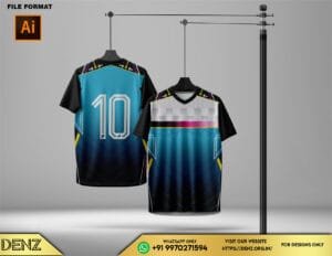 sports jersey design mockup
