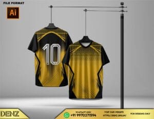 sports jersey design mockup