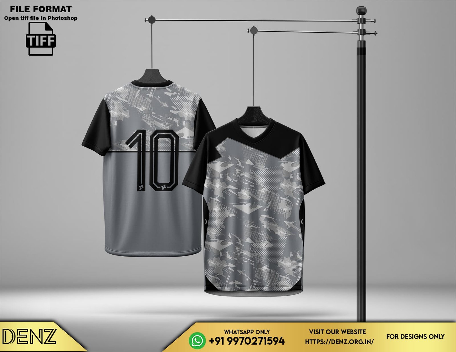 sports jersey design mockup
