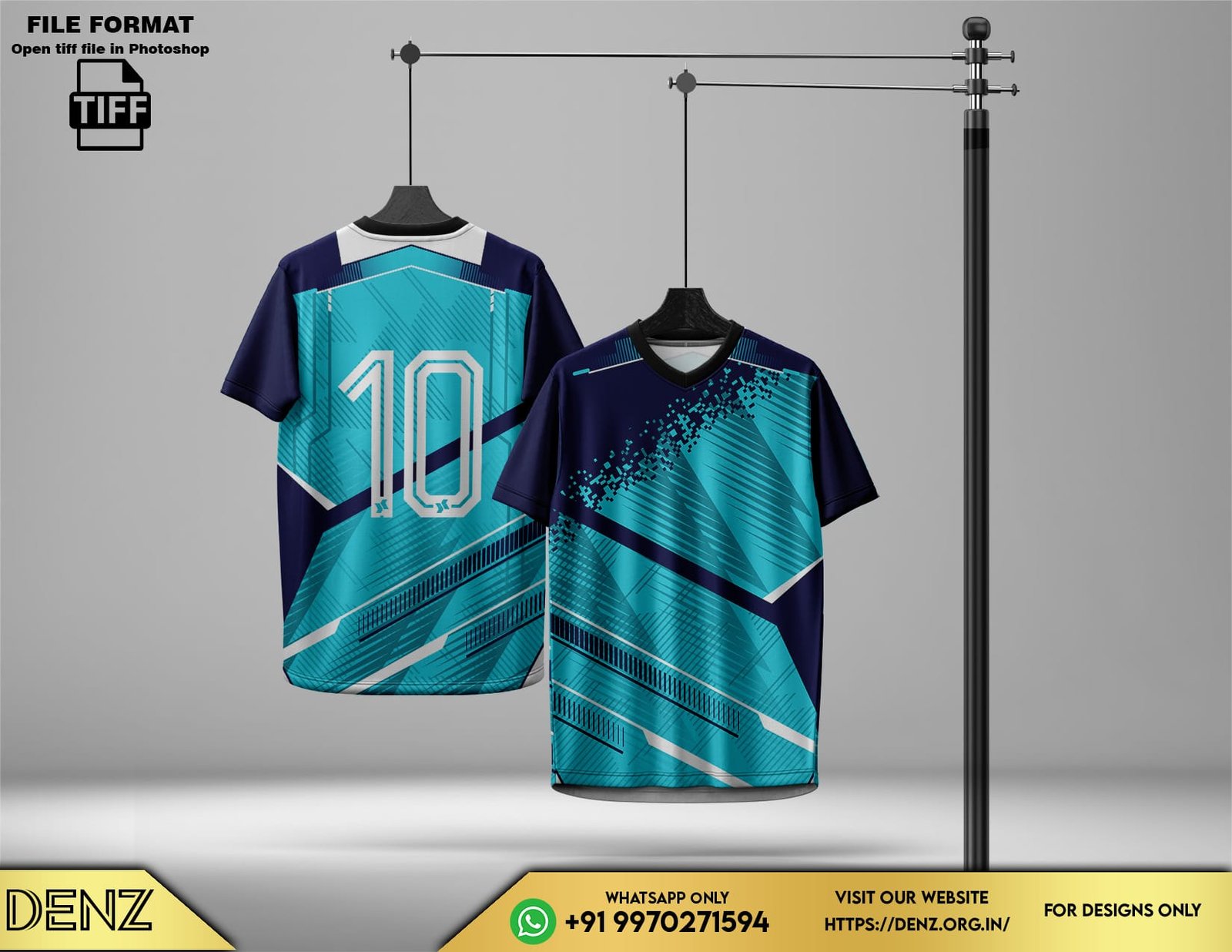 sports jersey design mockup