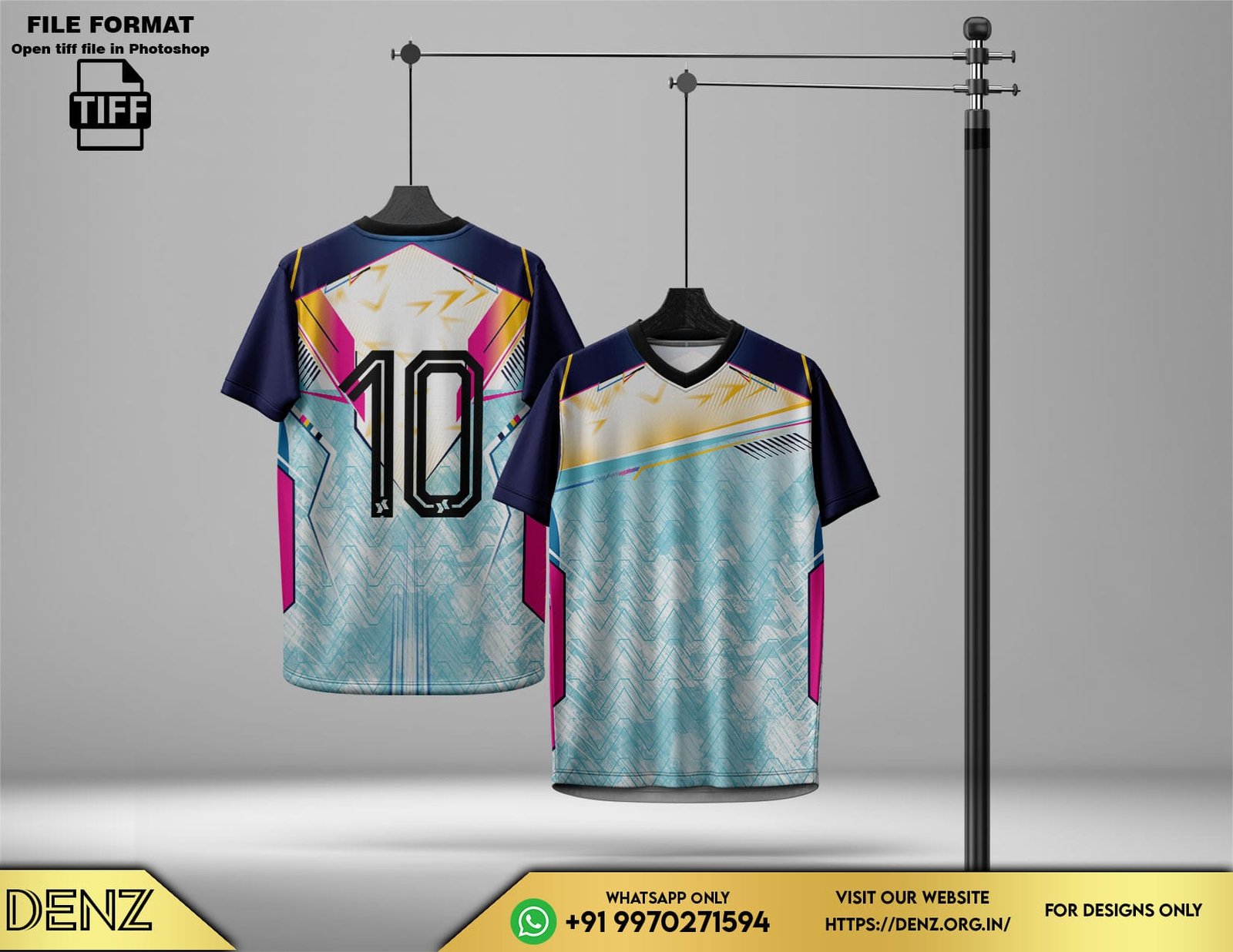 sports jersey design mockup