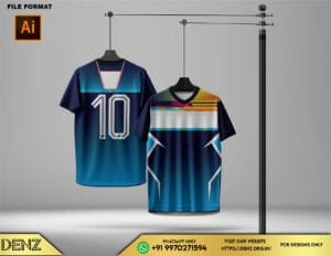 sports jersey design mockup