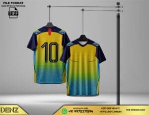 sports jersey design mockup