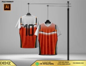 sports jersey design mockup