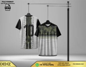 sports jersey design mockup