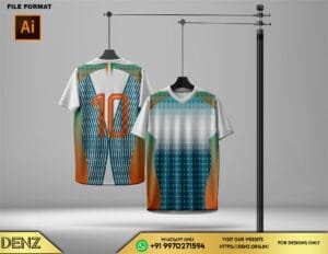 sports jersey design mockup