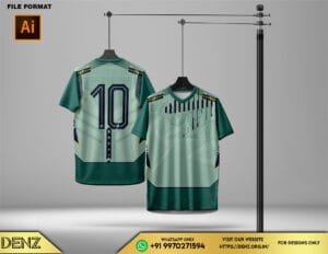 sports jersey design mockup