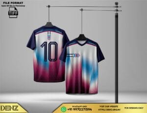 sports jersey design mockup
