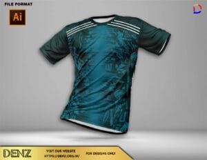 Soccer jersey design mockup