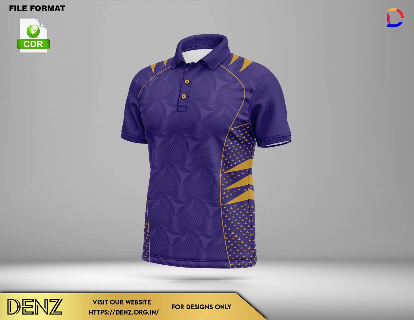 kkr ipl 2025 jersey mockup