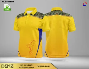 csk ipl 2025 jersey mockup