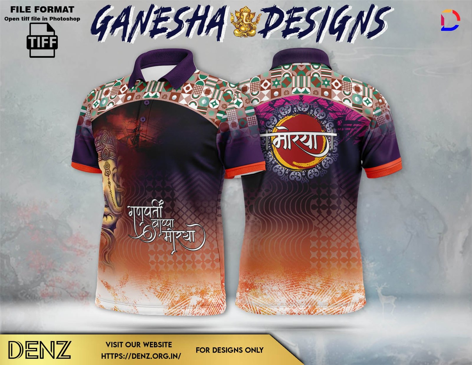 Ganesha Festival Tshirt Design