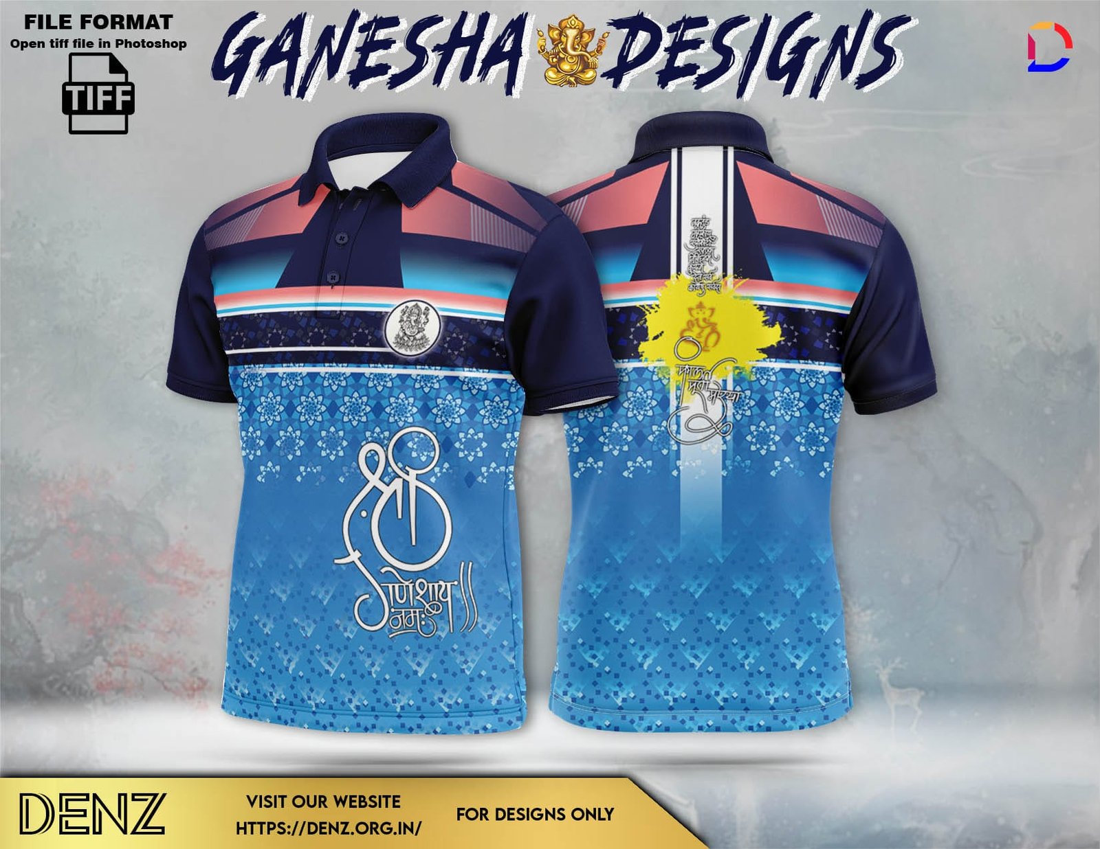 Ganesha Festival Tshirt Design