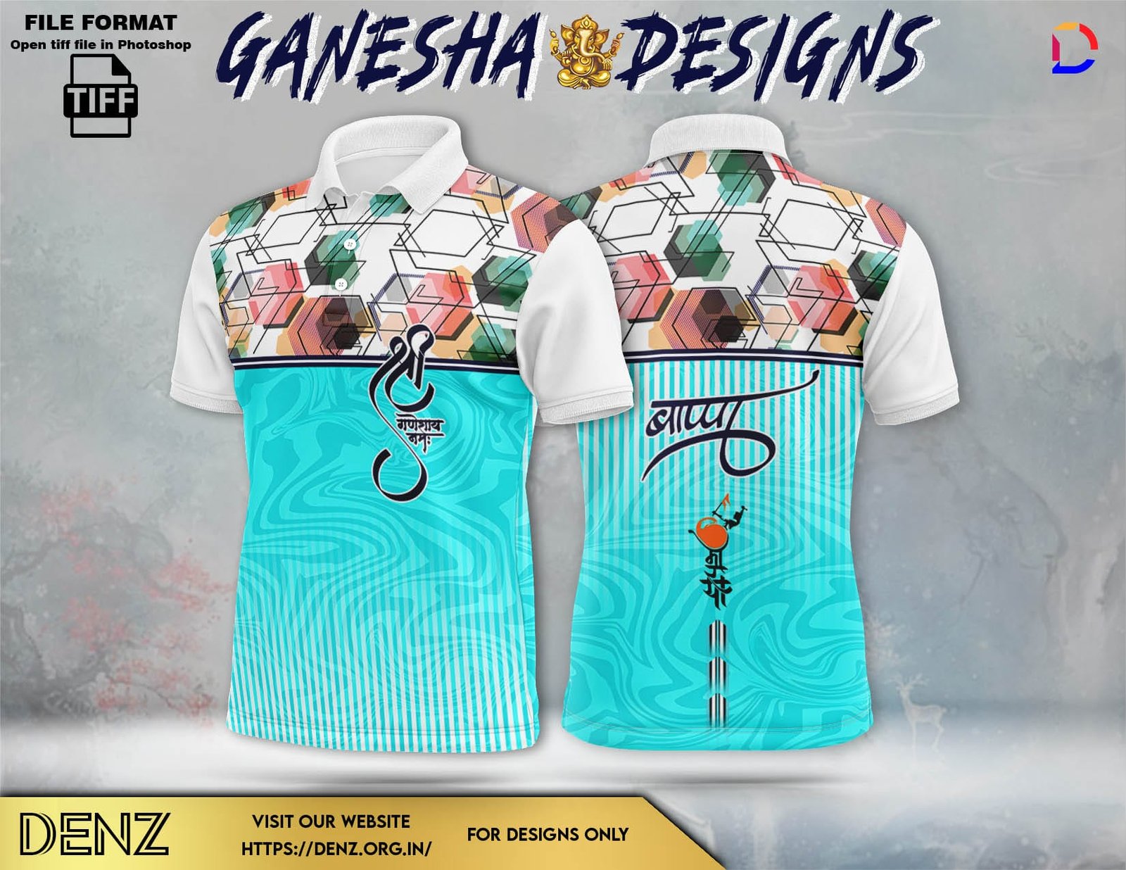 Ganesha Festival Tshirt Design
