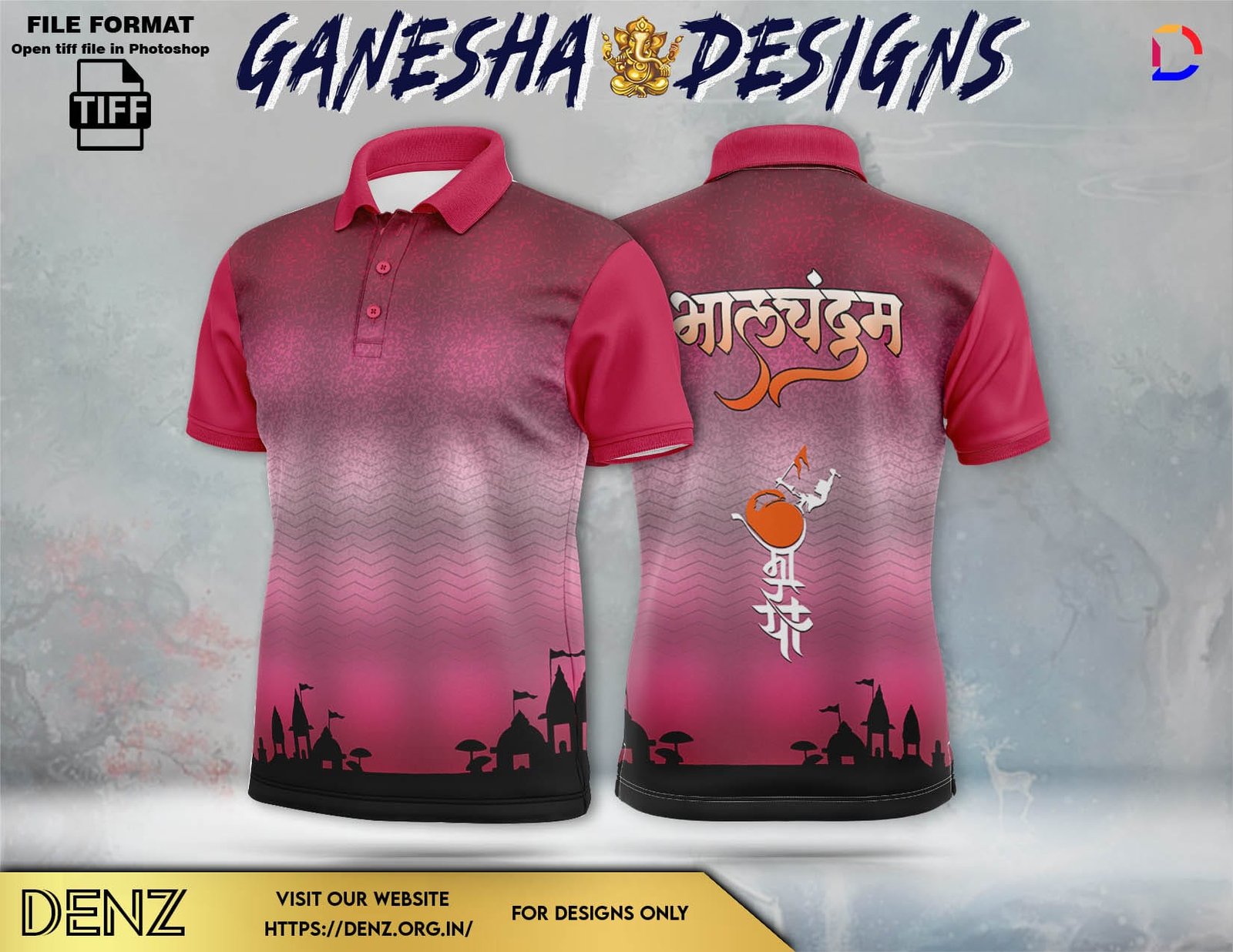 Ganesha Festival Tshirt Design
