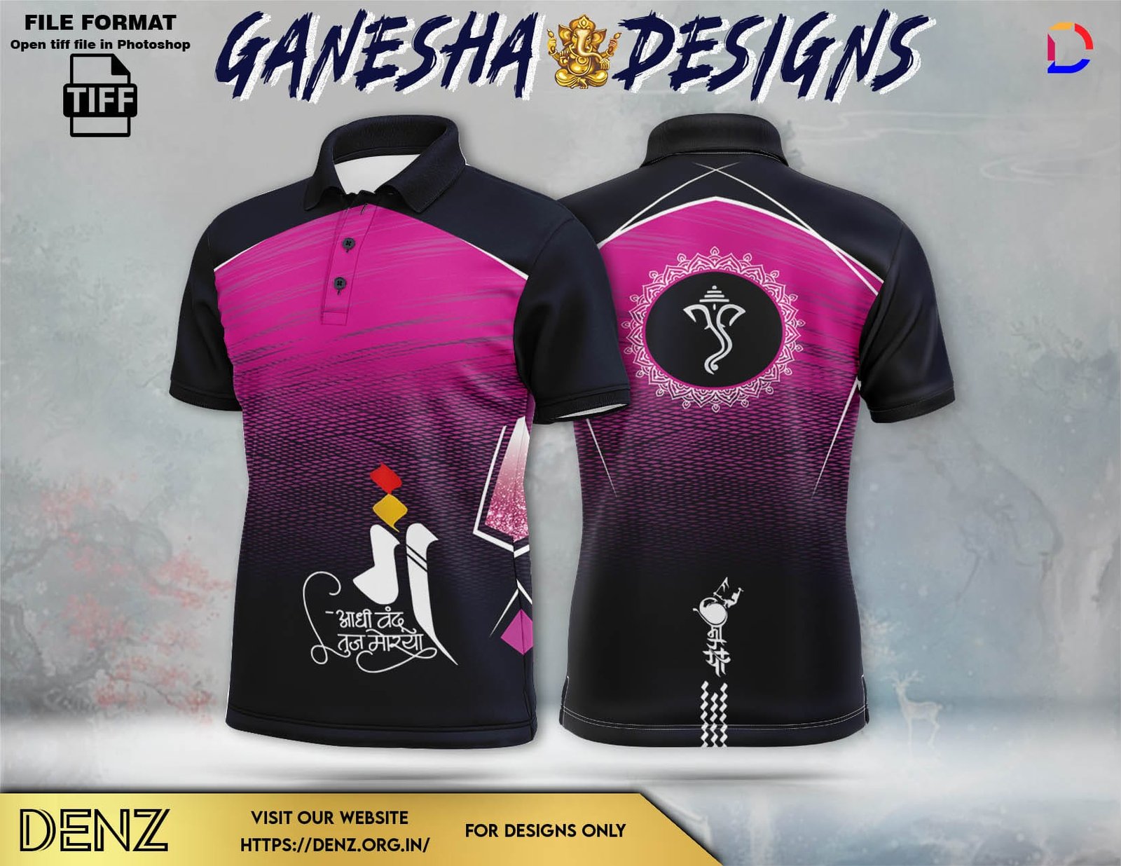 Ganesha Festival Tshirt Design