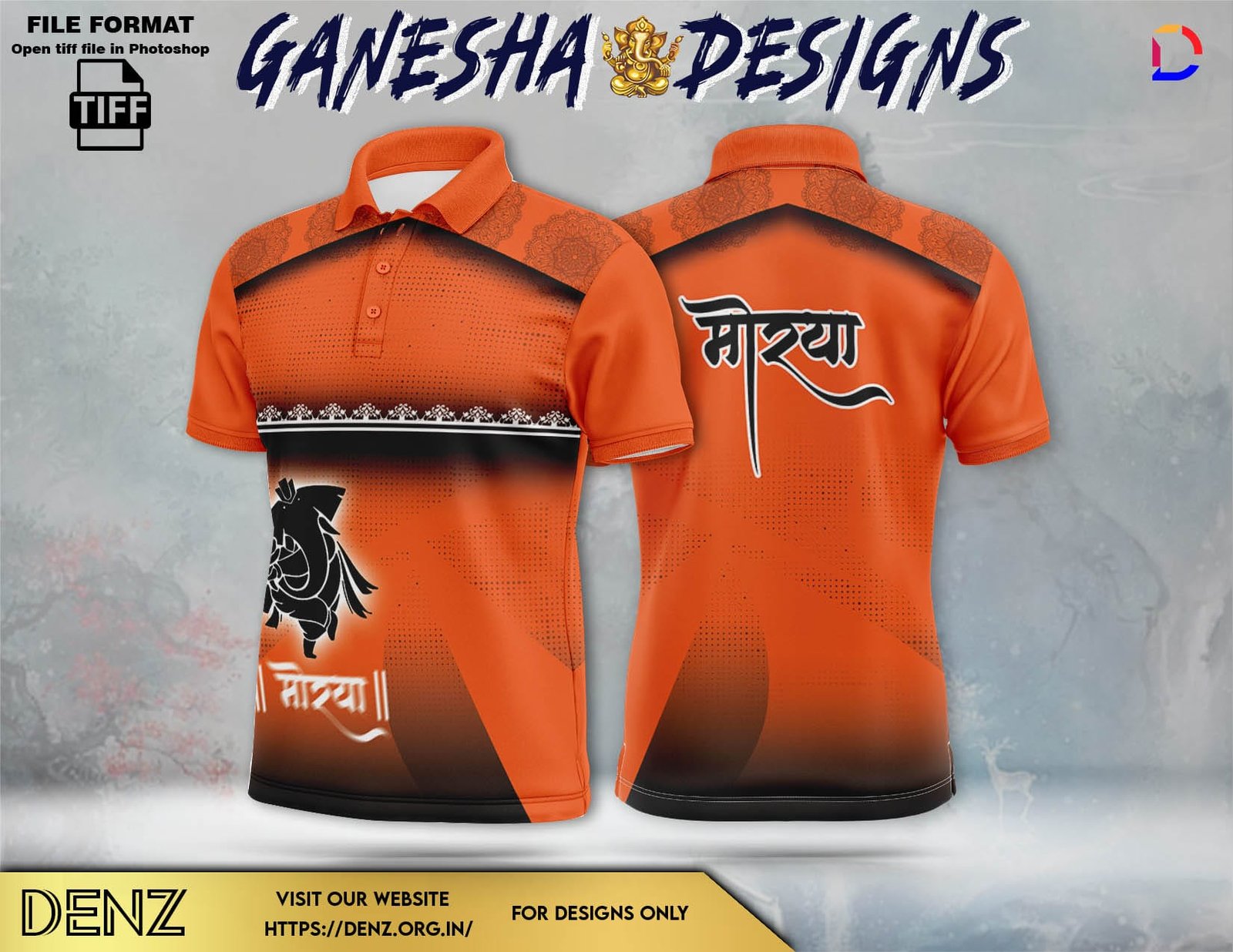 Ganesha Festival Tshirt Design
