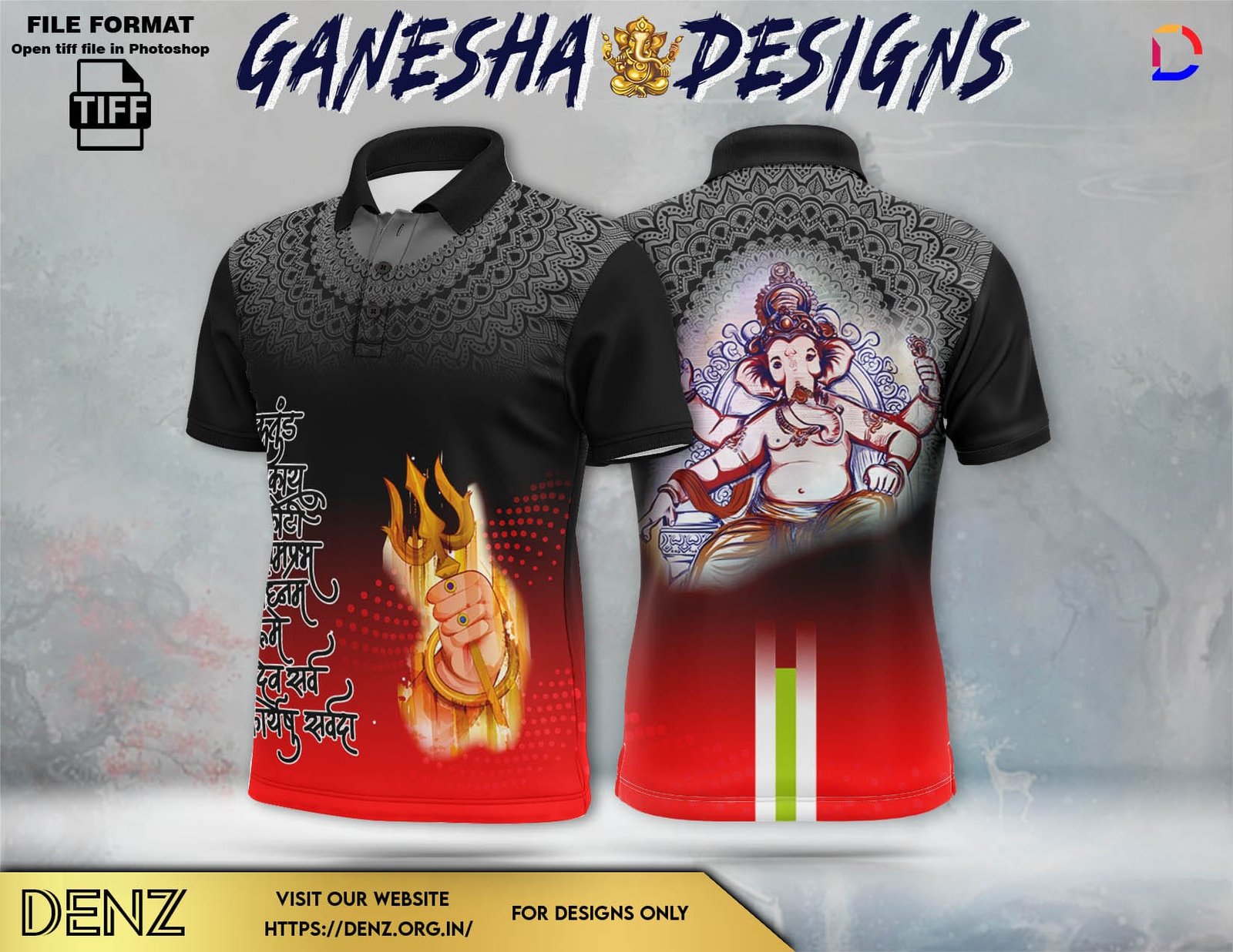 Ganesha Festival Tshirt Design
