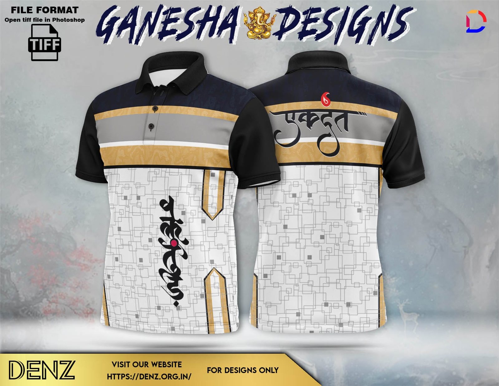 Ganesha Festival Tshirt Design