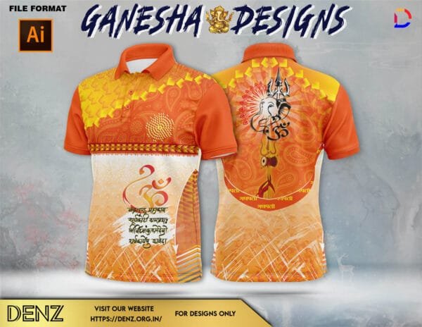 Ganesha Festival Tshirt Design