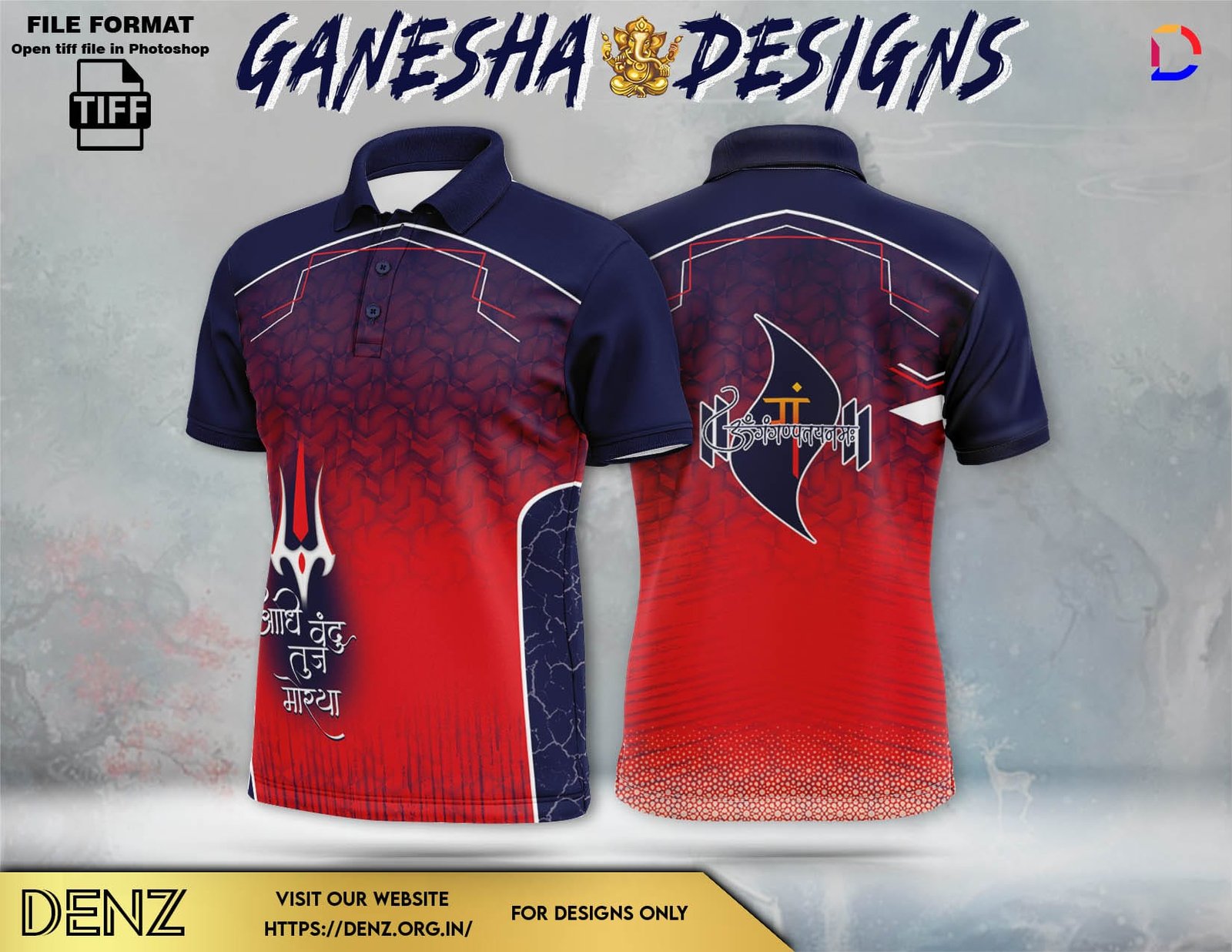 Ganesha Festival Tshirt Design