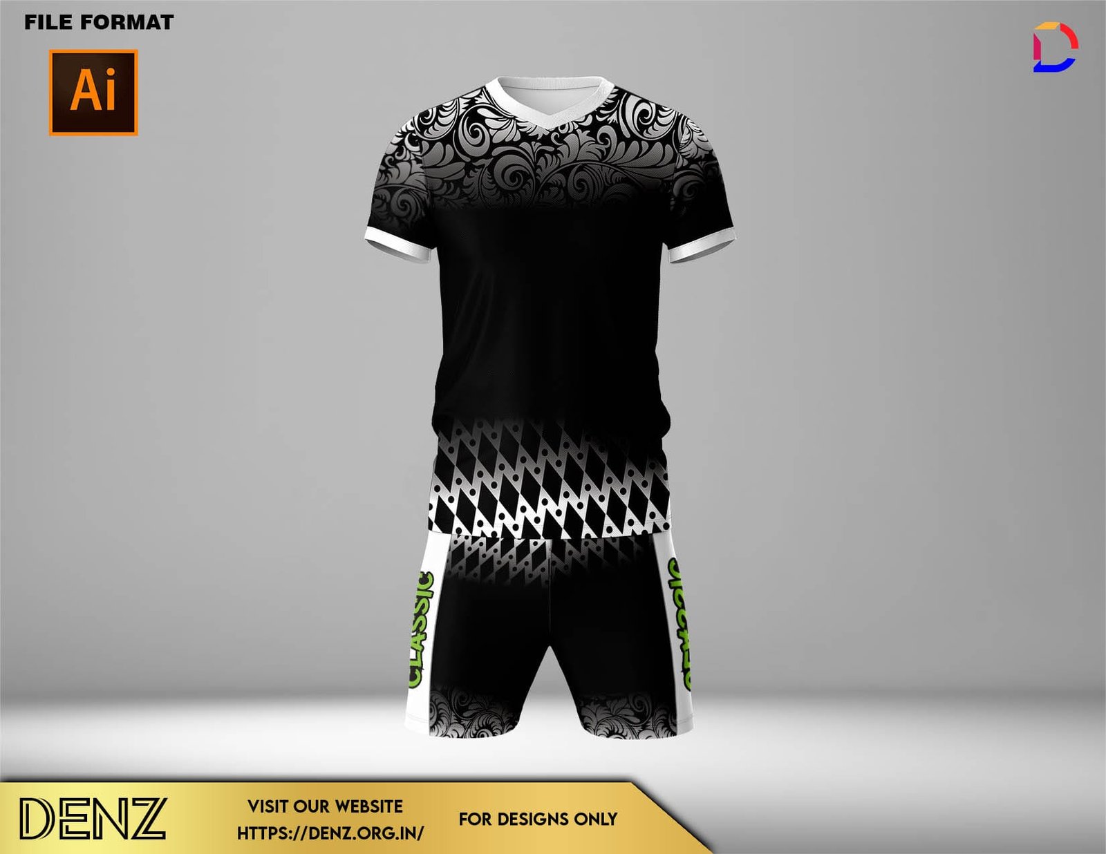 KABADDI JERSEY DESIGN MOCKUP