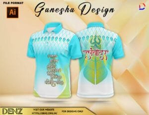 Ganesha Festival Tshirt Design Mockup