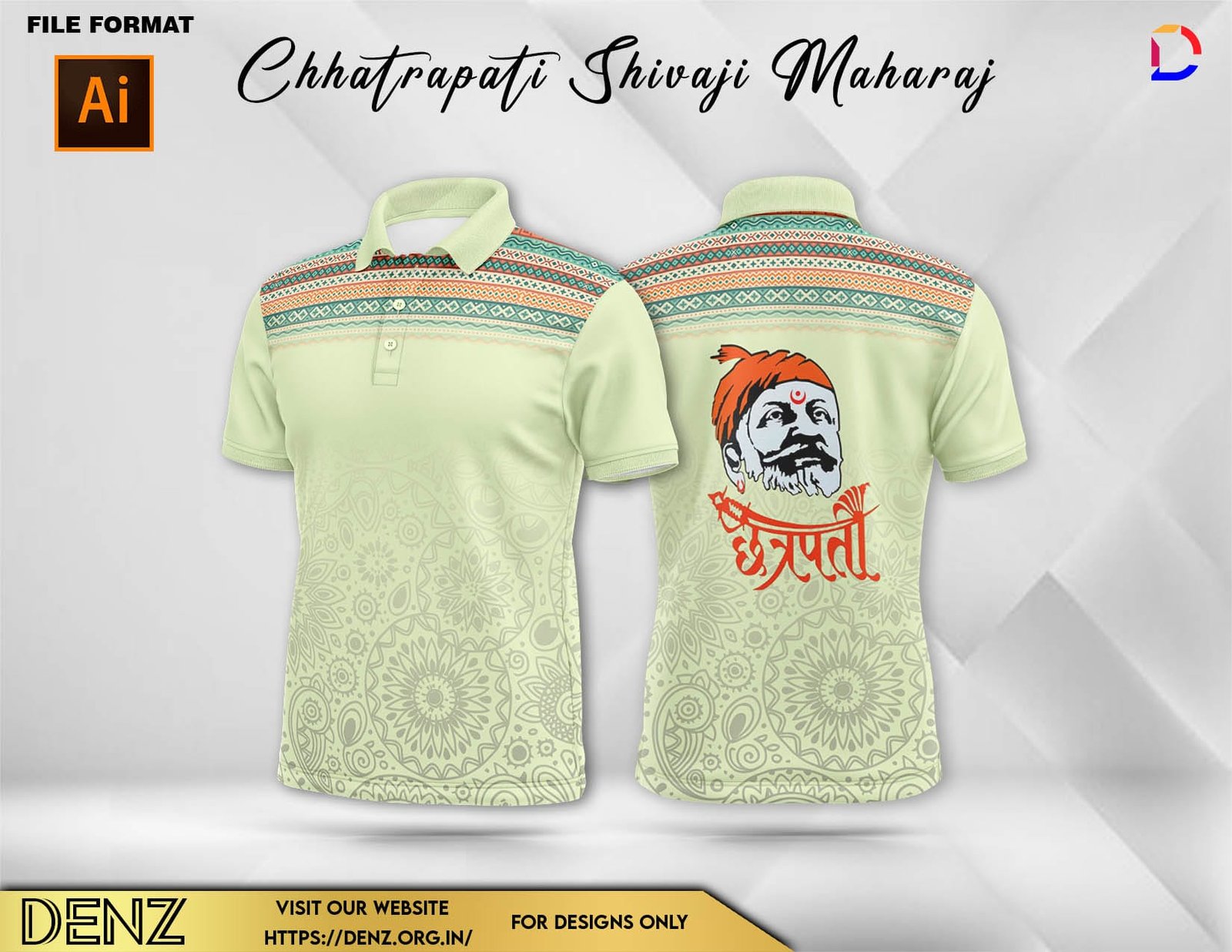 Shivaji Maharaj Tshirt Design