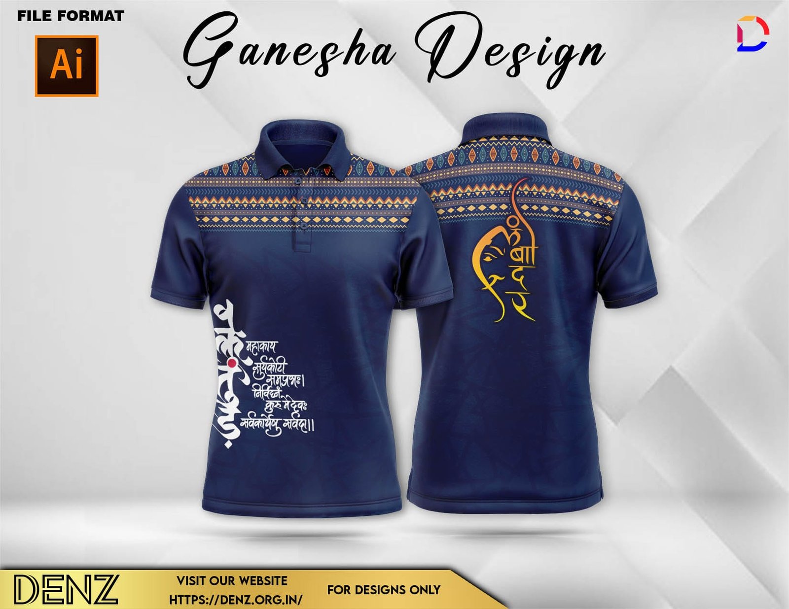 Ganesha Festival Tshirt Design