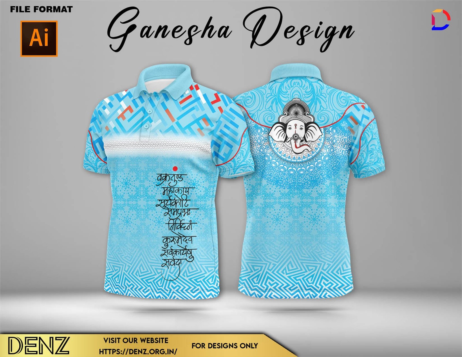 Ganesha Festival Tshirt Design