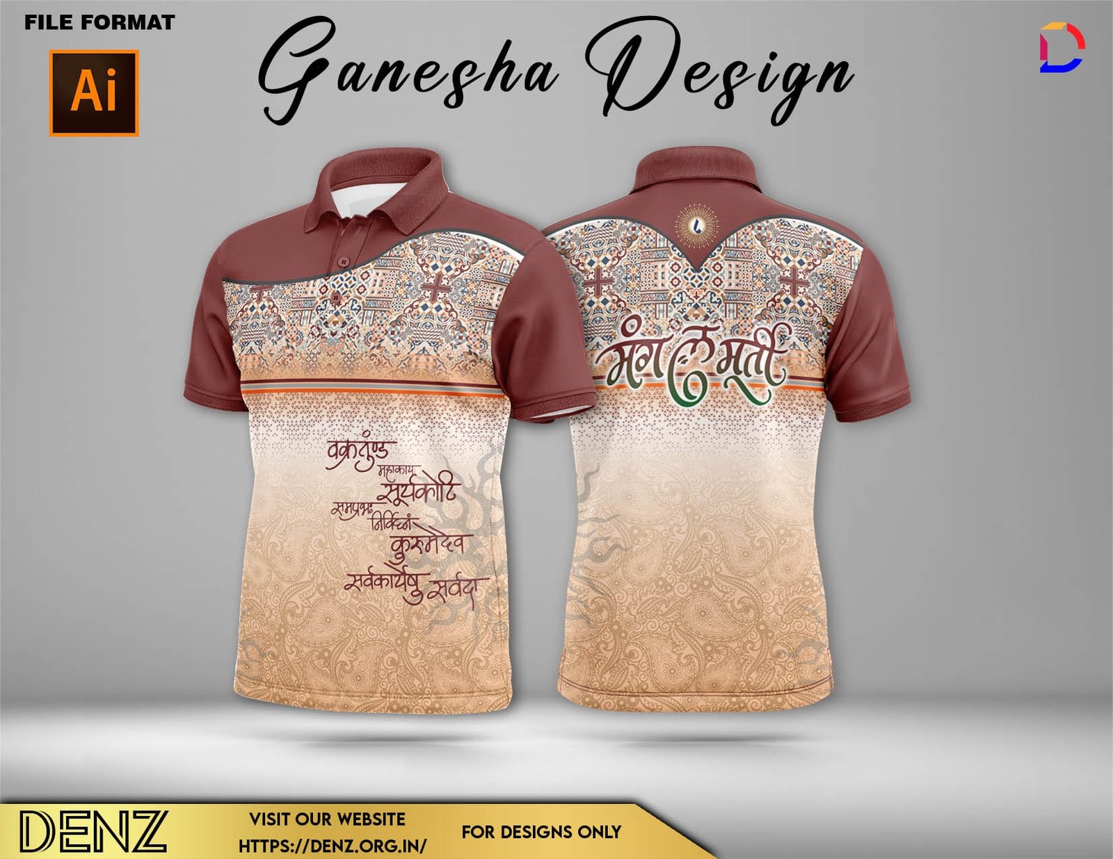 Ganesha Festival Tshirt Design