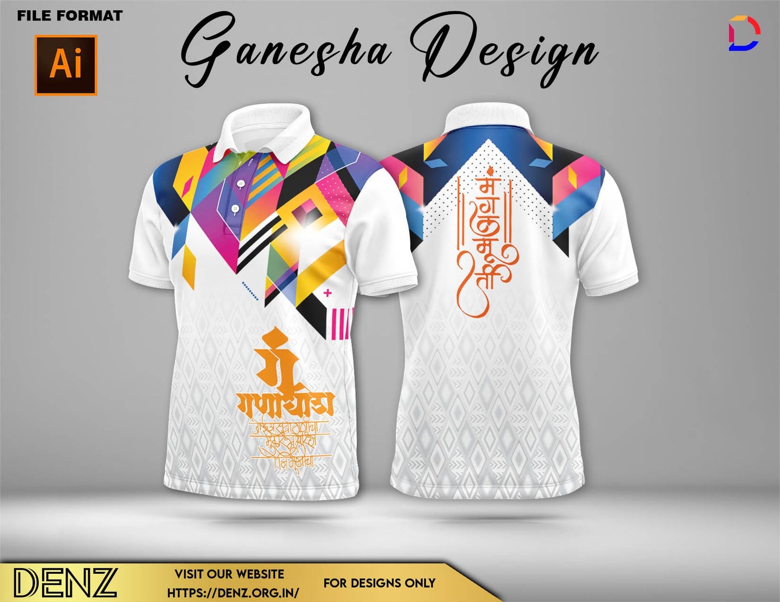 Ganesha Festival Tshirt Design