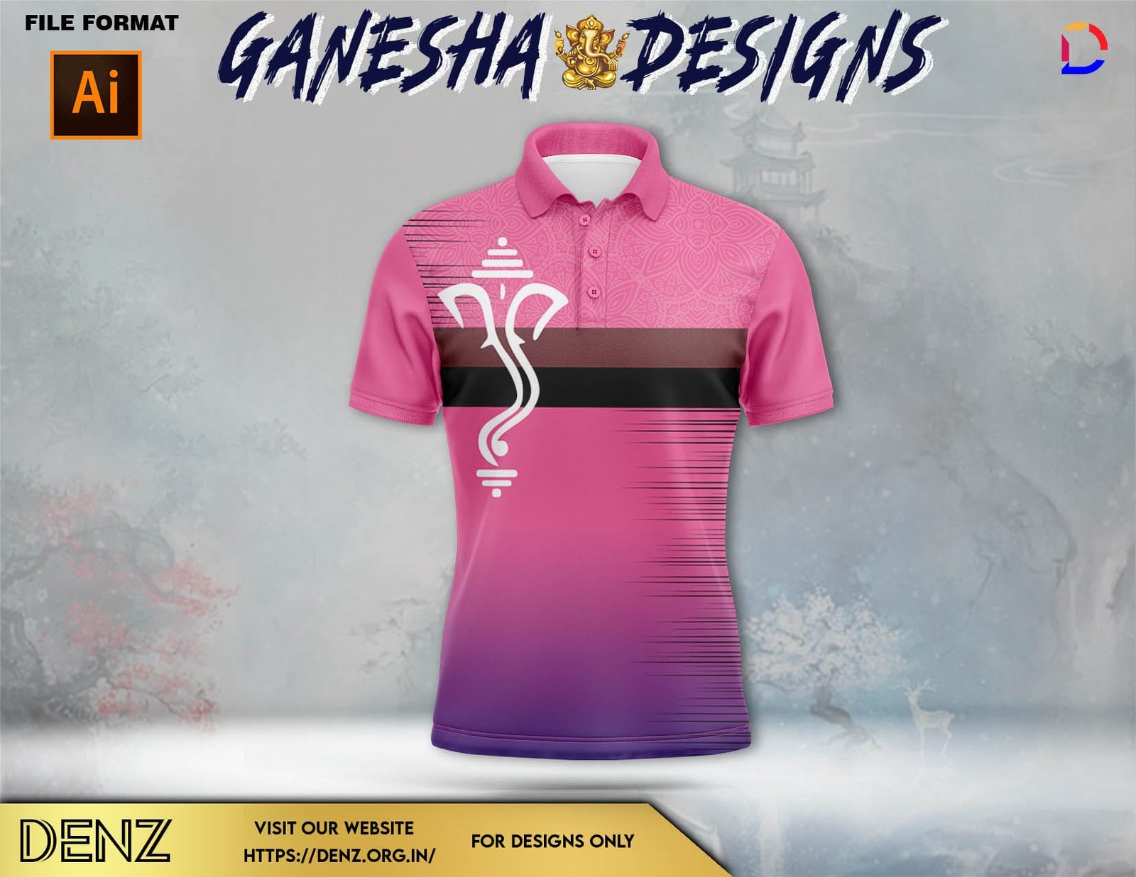 Ganesha Festival Tshirt Design